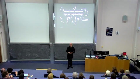 Thumbnail for Prof. Rosalind Allen - Antimicrobial resistance: how can a physicist help?