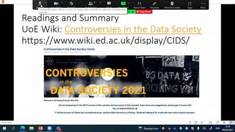 Thumbnail for entry Week 11: Researching and confronting Misinformation in non-western contexts Q&amp;A and Discussion