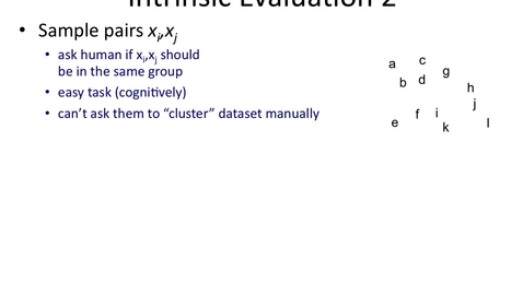 Thumbnail for Paired evaluation and Rand index
