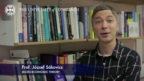 Thumbnail for entry Jozsef Sakovics-Micro-Economic Theory-Research In A Nutshell-School of Economics-13/03/2013