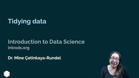 Thumbnail for IDS - Week 03 - 06 - Tidying data