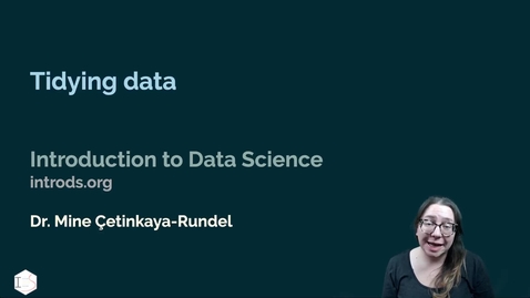 Thumbnail for entry IDS - Week 03 - 06 - Tidying data