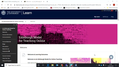 Thumbnail for Learn Discussion Boards - navigating and posting