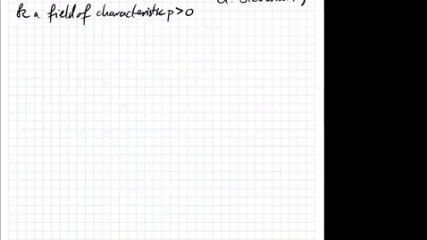 Thumbnail for LAGOON: Leicester Algebra and Geometry Open ONline - John Greenlees (Warwick, UK)