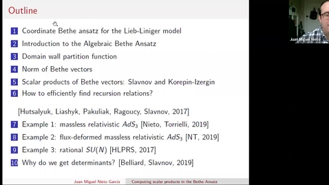 Thumbnail for entry South East Mathematical Physics Seminars: Juan Miguel Nieto García (Lecture 3)