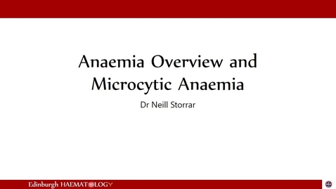 Thumbnail for entry Microcytic anaemia