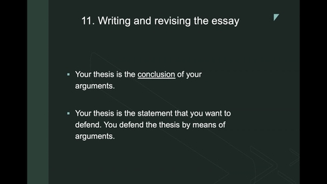Thumbnail for entry Writing Philosophy 5