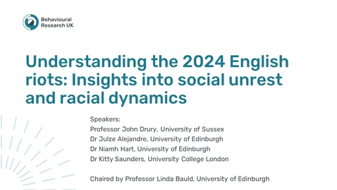 Thumbnail for BR-UK: Understanding the 2024 English riots: Insights into social unrest and racial dynamics