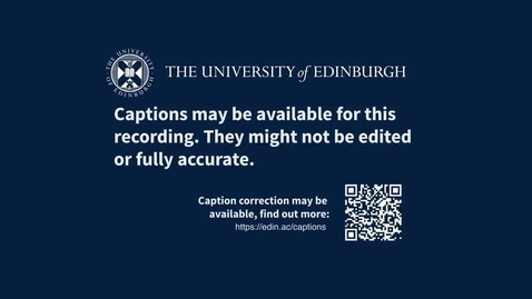 Thumbnail for Royal (Dick) School of Veterinary Studies inaugural lecture showcase - 22 April 2026