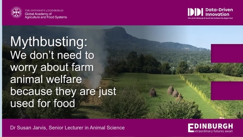 Thumbnail for Mythbusting: We don’t need to  worry about farm animal welfare because they are just used for food