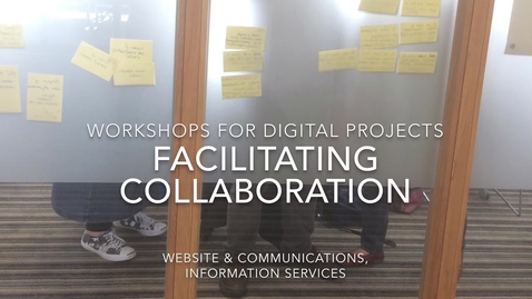 Thumbnail for Why we workshop - Website and Communications, Information Services