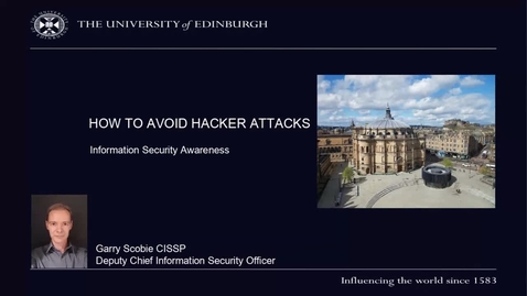 Thumbnail for entry (UG and PG) How-to avoid hacker attacks