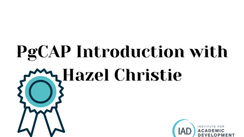 Thumbnail for PgCAP Introduction with Hazel Christie 
