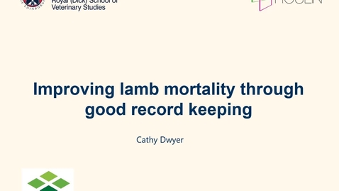 Thumbnail for entry Reducing lamb mortality