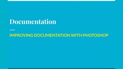 Thumbnail for entry Improving Documentation workshop with Laia Gazpio