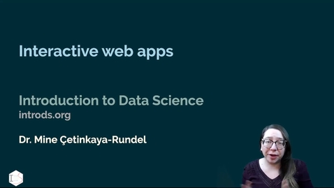 Thumbnail for IDS - Week 11 - 04 - Interactive web apps