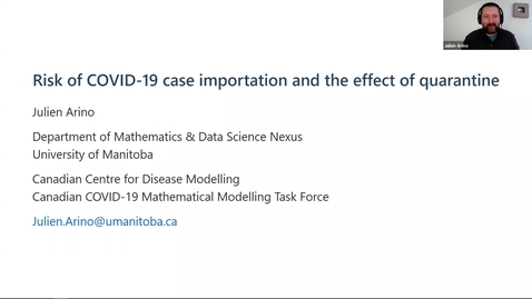 Thumbnail for UK-APASI in Mathematical Sciences: Julien Arino (Lecture 1)