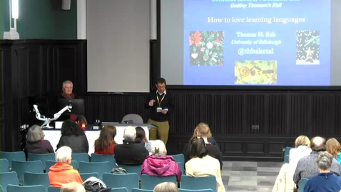 Thumbnail for Christmas Open Lecture Series - How to Love Learning Languages