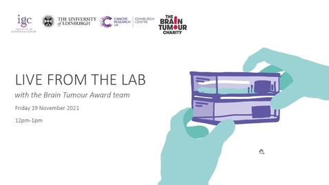 Thumbnail for Virtual Lab Tour with Prof Neil Carragher’s Research Group