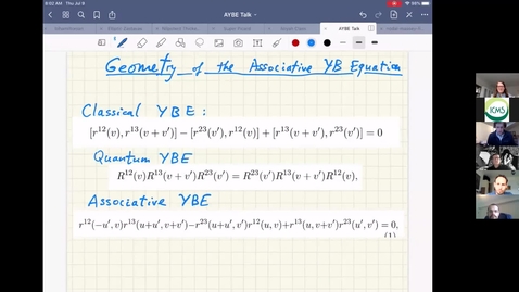 Thumbnail for entry LAGOON Leicester Algebra and Geometry Open ONline - Alexander Polishchuk