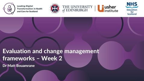 Thumbnail for Evaluating Digital Transformation - Week 2, Part 2