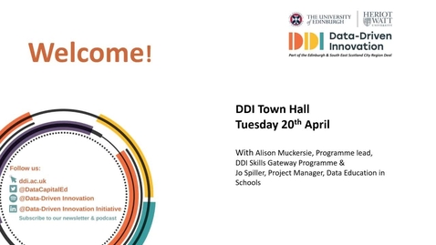 Thumbnail for DDI Town Hall | - Alison Muckersie &amp; Jo Spiller : DDI Skills Gateway