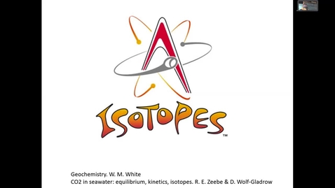 Thumbnail for entry Stable Isotopes Lecture