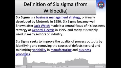 Thumbnail for 2a - The Six Steps to +-6 Sigma