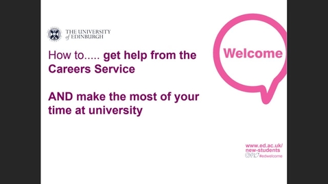 Thumbnail for entry (UG) How to get help and support from the Careers Service