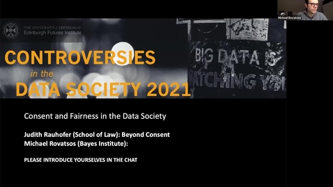 Thumbnail for Rauhofer and Rovatsos Discussion - Fairness and Consent