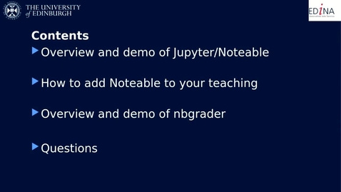 Thumbnail for entry Introduction to Noteable Computational Notebooks - setting up your notebook