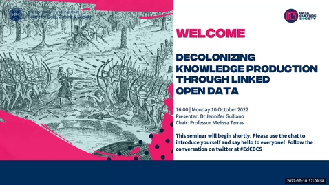 Thumbnail for Decolonizing Knowledge Production through Linked Open Data