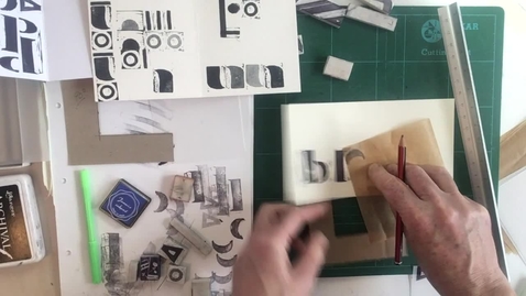 Thumbnail for Working with Print 3: Stamping - Further techniques