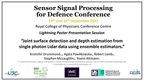 Thumbnail for entry Joint surface detection and depth estimation from single-photon Lidar data using ensemble estimators - Kris Drummond