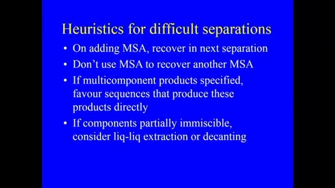 Thumbnail for entry Distillation Lecture 7 2020 Column Profiles