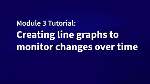 Thumbnail for entry Data Tutorial: Creating line graphs to monitor changes over time