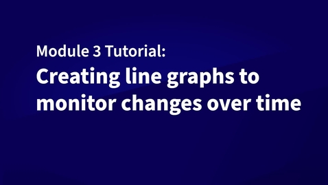 Thumbnail for Data Tutorial: Creating line graphs to monitor changes over time