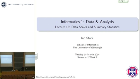 Thumbnail for entry Data Scales and Summary Statistics