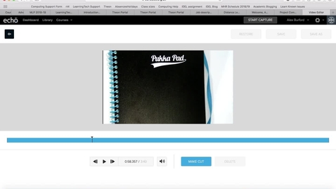 Thumbnail for Echo360editor