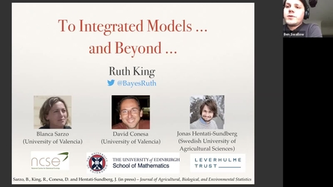 Thumbnail for Ruth King (University of Edinburgh) Title: To integrated models ... and beyond …