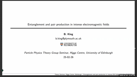 Thumbnail for Ben King, 25/02/2026