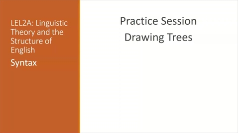 Thumbnail for Session 6 Practice assignment 22 first sentence caption