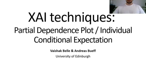 Thumbnail for entry XAI Lecture Recording: PDP/ICE (Part 1)
