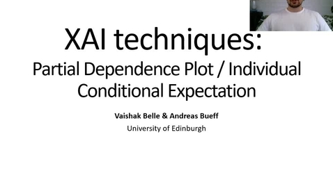 Thumbnail for XAI Lecture Recording: PDP/ICE (Part 1)
