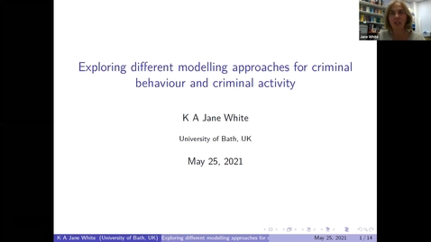 Thumbnail for entry UK-APASI in Mathematical Sciences - Jane White
