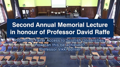 Thumbnail for Promoting fairer access to Scottish universities: how can this be achieved?