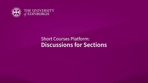 Thumbnail for How to assign discussions to sections in Canvas