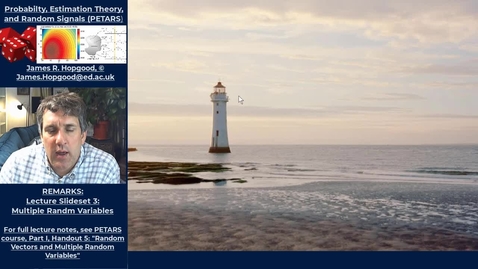 Thumbnail for Topic 30: Gull's Lighthouse Problem (PETARS, Chapter 5)