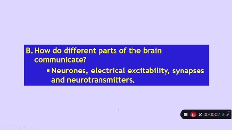 Medical Sciences 1 How Does The Cns Work Part 4 Dr Phil Larkman Media Hopper Create