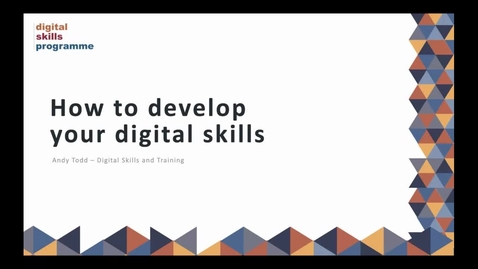Thumbnail for entry (UG/PG) How-to Develop your Digital Skills